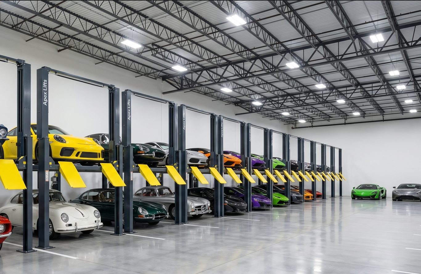 Facility Lift Bays Side View